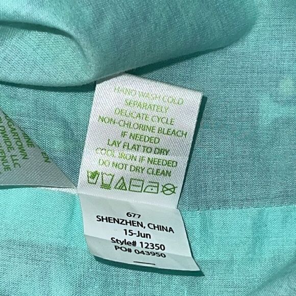 Lilly Pulitzer Penelope Blue Crush Bamboom Zip Cut out Shift Dress Sz 00 $198 - Picture 8 of 10